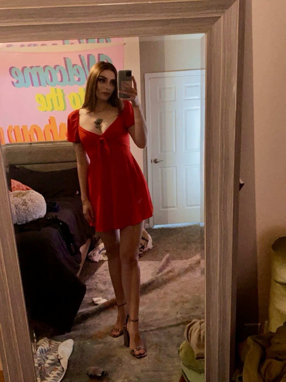 Giani Bini Red Mini Dress